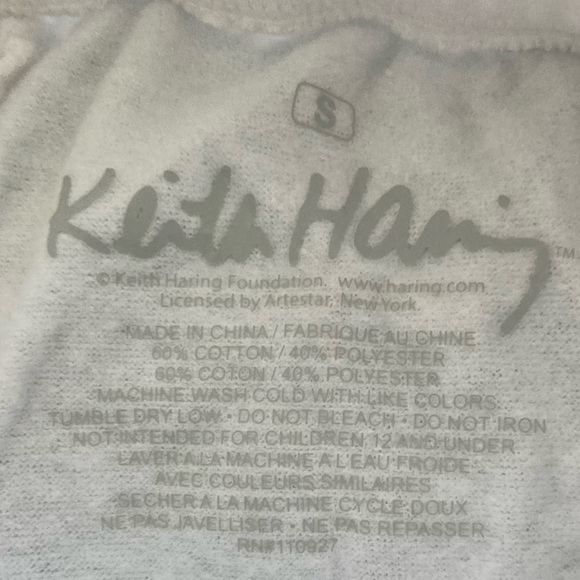 Keith Haring Sweatpants Joggers size S unisex - Picture 3 of 3